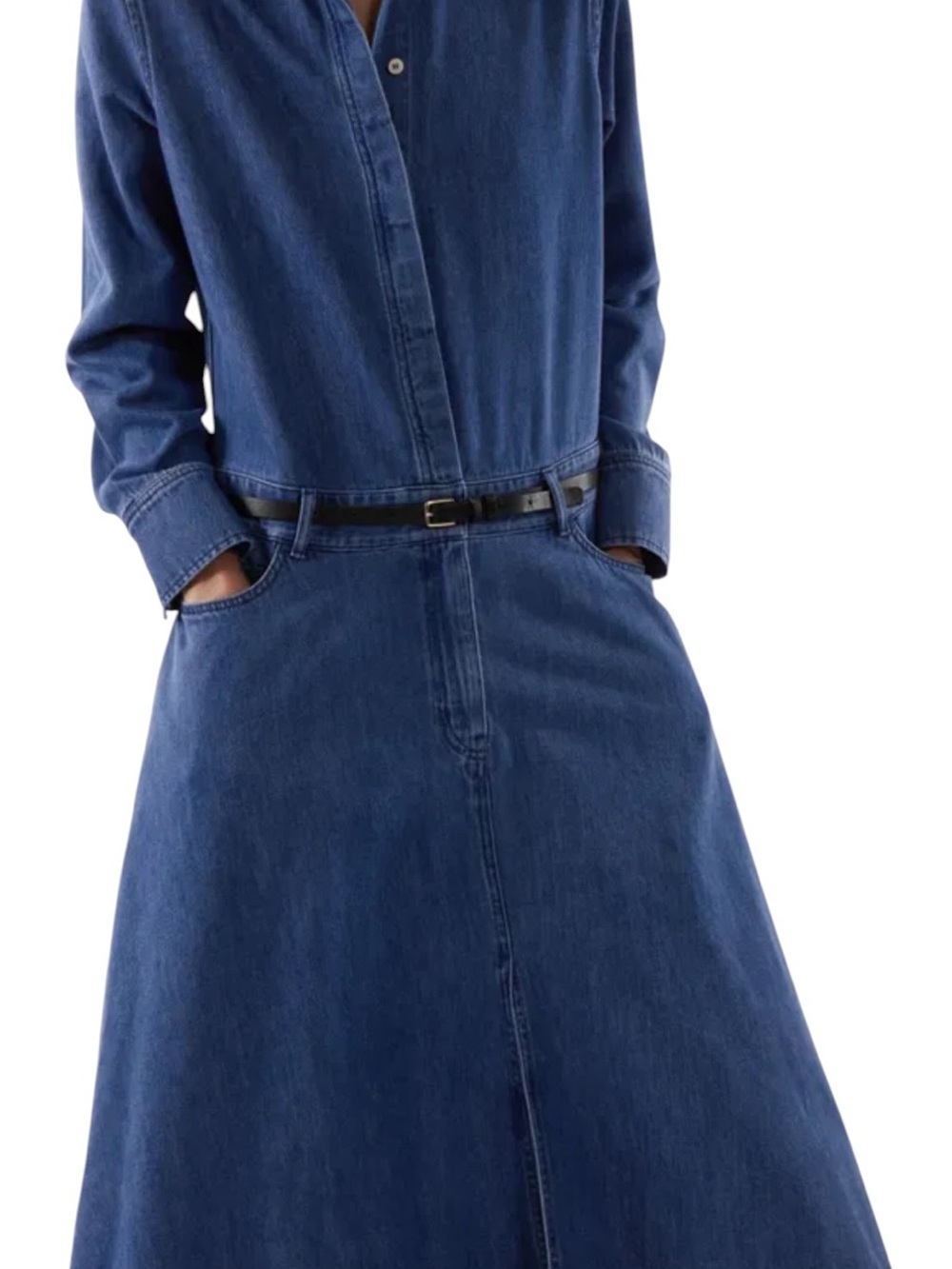 COS A Line Denim dress